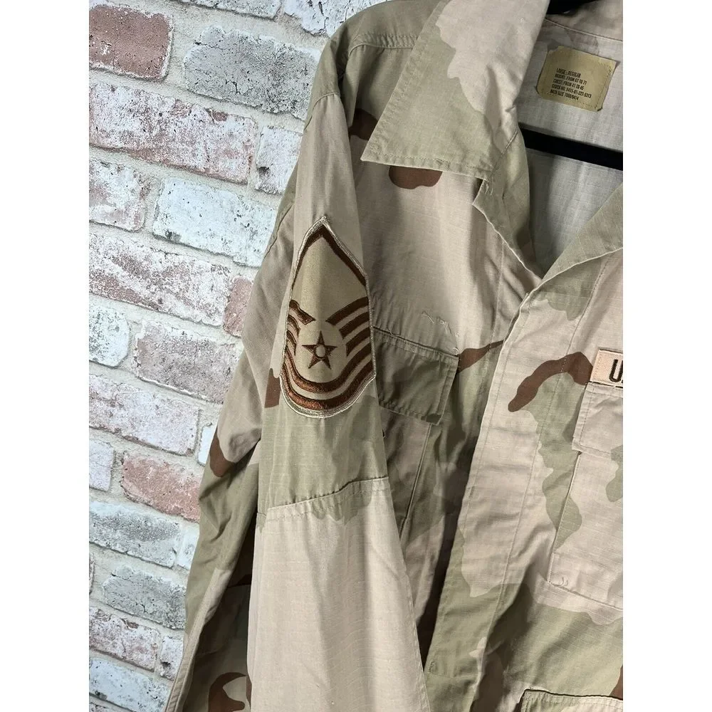 U.S. Air Force‎ 3-Color Desert Camouflage Pattern Combat Coat Size Large